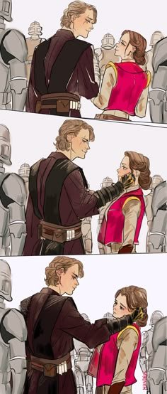 Padme And Anakin, Anakin Vader, Star Wars Fanart, Star Wars Ahsoka