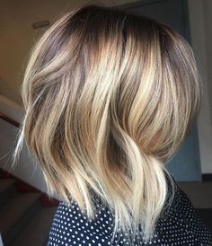 Stylish blonde lobs haircut ideas 57 Lob Asian Hair, Short Blonde Hair Color Ideas, Short Blonde Hair Color, Choppy Bobs, Short Bobs, Blonde Hair Color Ideas, Dark Blonde Hair, Hair 2018