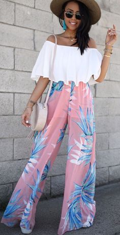 Outfits For Miami, Caribbean Outfits, Chic Summer Outfits, Party Pants, Best Outfits, Boutique Fashion, Cute Summer Outfits