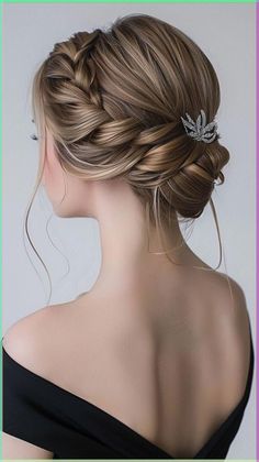 Prom PrincessRock Your Look with Boho Goddess Braids 2024 Preetys.com Wedding Hairstyles For Bride Short Hair, Braid Hairstyles For Wedding Bridesmaid, Vegas Bridesmaid, Braided Updo Hairstyles, Beauty Poses, Updo Ideas, Braided Hairdo, Sleek Updo, Braided Bun Hairstyles