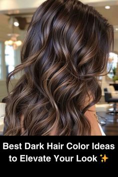 Discover the best dark hair color ideas that will give your locks a stunning makeover! Whether you’re looking for deep, rich shades or subtle highlights, these trendy options for 2024 will help you find the perfect look. Get inspired and transform your hair with these must-try colors! #DarkHairGoals #HairInspo #2024Trends