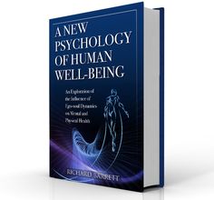 a book cover with the title'new psychology of human well - being'on it