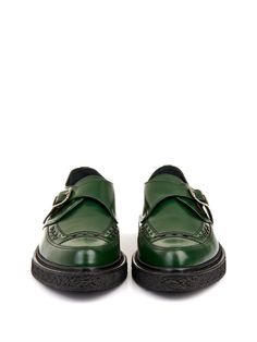 Saint Laurent Creepers leather monk-strap shoes Mens Creepers, Classy Mens Fashion, Creepers Outfit, Creeper Boots, 2015 Fashion Trends, The Creeper, Creepers Shoes, Mens Footwear