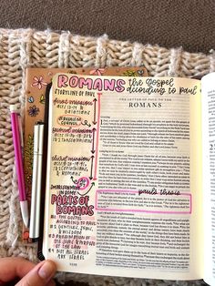 Romans Bible study journaling!! Romans Bible Study Guide, Bible Study Romans, Bible Tip Ins, Romans Bible Journaling, Journaling Ideas Bible, Bible Journaling Romans, Bible Annotations, Romans Bible Study, Journaling Christian