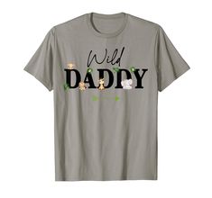 PRICES MAY VARY. Wild One Daddy of The Birthday for Boy Lightweight, Classic fit, Double-needle sleeve and bottom hem The Wild One, Zoo Birthday, Safari Jungle, Jungle Party, Jungle Animal, Wild One, Animal Tshirt, Wild Ones, Jungle Animals