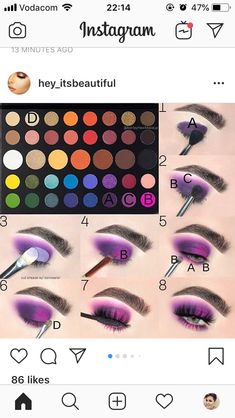 Purple Makeup Looks Step By Step, James Charles Palette Looks Purple, Purple Eye Makeup Tutorial Step By Step, James Charles Palette Looks Tutorial, Makeup Ideas James Charles Palette, Morphe James Charles Palette Looks, James Charles Palette Looks Step By Step