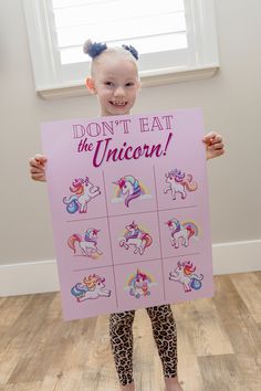 "🦄 Unleash the magic with the ultimate unicorn party game! Say goodbye to boring parties and hello to a reimagined, unforgettable experience. Our large, premium \"Don't Eat the Unicorn!\" game takes a fun spin off from \"Don't Eat Pete\" and will be hit of your party.  Perfect for your next birthday party, school class party, or family get together, this unicorn-themed board game is guaranteed to bring the laughter and make your party truly unforgettable! Get ready for a fun and magical experience with your purchase! You'll receive the ultimate unicorn party game set, featuring a beautifully designed, high-quality full-color 18\"x24\" poster game board with adorable colorful unicorns and rainbows, finished with a durable matte coating for repeated use. We ship it flat to you - never folde Unicorn Party Games, Unicorn Game, Unicorn Games, Poster Game, Birthday Party Game, Unicorn Mask, Unicorn Themed Birthday Party, Unicorn Party Supplies, Unicorn Birthday Party