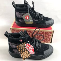 Up For Sale Brand New Condition Vans Sk8-Hi Mte-2 'Black Camo' Vn0a5hzz29b Conditions: Brand New Condition Size (8.5 Men) (Size: 10 Women) Color: Black Camo Country/Region Of Manufacture: Vietnam Smoke And Pet Free Business. Please See The Photos Above My Listing For More Details And Measurements. Colors May Vary Slightly Due To Lightning And Or Different Device Resolution. We Ship Most Items The Same Day With Tracking Numbers And Confirmation However Some Items Will Ship The Next Day Depending Vans Black High-top Boots, Black High-top Vans Boots, Casual Black Vans Boots, Vans Black Boots With Round Toe, Black Vans Boots With Round Toe, Vans Waterproof Black Boots, Vans Black Waterproof Boots, Vans Black Sneakers For Fall, Vans Winter Streetwear Boots