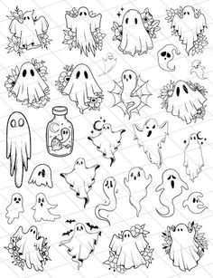 halloween coloring pages with ghost and pumpkins