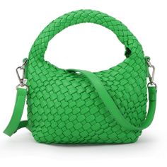 PRICES MAY VARY. 【Suitable Size & Enough Capacity】This small woven crossbody bag measures about 8.27"x 5.51" x 3.54",lightweight and portable,fit for Iphone14 Pro Max[6.7"].It can easily hold women's makeup mirror, lipstick, card bag, keys, sunglasses ,etc. The woven purse can meet most of your needs to store daily supplies. 【Premium Quality Vegan Leather】Made of high quality soft vegan PU leather,smooth and flat, very soft to touch and easy to wipe clean. Perfect for daily use,and will always l Light Blue Clothing, Woven Purse, Woven Tote Bag, Luxury Purses, Bag Light, Card Bag, Small Tote, Small Crossbody Bag, Small Crossbody