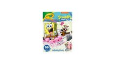 spongebob and friends stickers on a white background with pink flowers in the middle