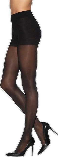 Sleek Fitted Black Stockings, Black Fitted Sleek Stockings, Sleek Black Thigh-high Hosiery, Sleek Black Sheer Hosiery, Black Sleek Tight Hosiery, Sleek Black Tights For Party, Sleek Black Party Tights, Sleek Sheer Black Tights, Shaping Tights