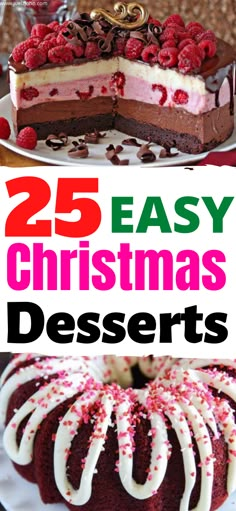 25 easy christmas desserts to make for the holiday season