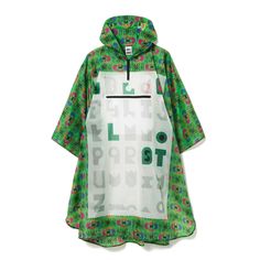 Brand new with tag in box,  MM X LACOSTE Poncho Fit: oversized one size fit all Collaboration item with MM Paris, a design unit named as the designer who creates the most exciting graphics in the world. Hooded poncho with colorful graphics printed on the back. It is an item that you want to keep in mind this season that combines comfort and style. 100% Nylon Across the top (including sleeve) 56”, top to bottom 40” 100% authentic Sporty Green Raincoat With Adjustable Hood, Green Sporty Raincoat With Adjustable Hood, Green Hooded Raincoat For Streetwear, Green Hooded Raincoat With Drawstring, Green Hooded Raincoat With Double-lined Hood, Mm Paris, Rain Poncho, Hooded Poncho, Hoodie Jacket