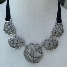 Vera Wang Necklace - Nwot. Adjusts From Approx. 17 To 19 1/2”. Vera Wang Jewelry, Vera Wang, Womens Jewelry Necklace, Black Silver, Jewelry Necklaces, Women Jewelry, Necklaces, Silver, Women Shopping