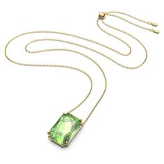 Swarovski's elegant Millenia collection combines the beauty of tradition with modern wearability. A bright green Swarovski crystal pairs with gold plate for a truly iconic look. -Swarovski's enduring quest for innovation, beauty and excellence is characteristic of their exquisite designs Explore Swarovski and shop other stunning designs Enjoy complimentary cleaning and inspection at any Day's location for the life of this Swarovski jewelry piece Day`s Jewelers is committed to sourcing socially, Swarovski Millenia, Green Crystal Necklace, Green Pendant Necklace, Swarovski Pendant, Necklace Packaging, Green Pendants, Swarovski Necklace, Elegant Pendant, Green Crystal