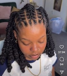 Locks Styles For Women Dread Short, Up Do Loc Styles For Women, Long Dreadlock Hairstyles, Bob Twists, 2 Strand Twist Locs Style, Dreadlock Inspiration, Hairstyles Locs, Twist Locs, 2 Strand Twist