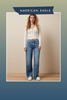 Dreamy, drapey denim with no stretch/Soft, lightweight denim/Medium wash Versatile Denim Bottoms For Fall, Everyday Washed Bottoms For Fall, Versatile Blue Jeans For Fall, Versatile Light Wash Jeans For Everyday, Versatile Medium Wash Jeans For Fall, Versatile Denim Jeans For Fall, Versatile Jeans For Fall, Everyday Washed Blue Flare Jeans For Fall, Jeans Outfits