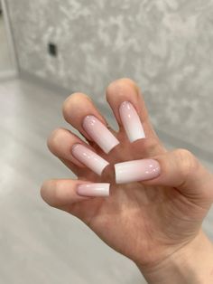 Long Funny Bunny Nails, White Nails Aesthetic, Soft White Nails, Wow Nails, Sassy Nails, Basic Nails, Work Nails, Soft Nails, Girls Nails