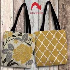 Perfect Petals II Yellow Canvas Tote Bag Tote Bag Tutorial, Hand Bags For Women, Diy Bags Patterns, Diy Bags Purses, Sewing Rooms, Tote Bag Pattern, Womens Purses, Sewing Bag, Diy Bag