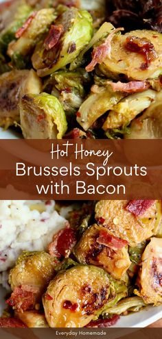 brussel sprouts with bacon are the perfect side dish for any meal