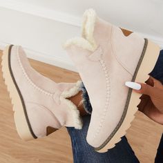 Trending Winter Boots, Ankle Snow Boots, Comfy Boot, Ankle Shoes, Winter Ankle Boots, Fur Lined Boots, Winter Boots Women, Winter Shoes, Auburn