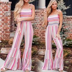 Reposhing This Item I Purchased From @Lulugirl22. Loved It, But Ready To Rotate For Something New. Questions? Leave A Comment Below! Striped Jumpsuit, Leave A Comment, Pink Yellow, Something New, Pink Ladies, Jumpsuit, Yellow, Pink, Women Shopping