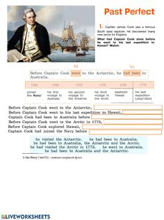 an image of the captain cook and other things in this page, including information about his ship