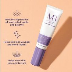 Brighten the appearance of sun spots, brown spots, dark patches and uneven skin tone with this gentle spot serum formulated to visually decrease the appearance of existing spots and help even tone for the future. Meaningful Beauty, Brown Spots, Look Younger, Uneven Skin Tone, Even Skin Tone