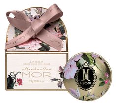 A floral tin of soothing Marshmallow Lip Balm enriched with Jojoba Seed Oil and Cocoa Butter to nourish and protect dry lips, whilst creating a sheer wash of colour and shine. The round tin housing the balm is also printed with the same floral pattern, this time revealing gold tin and completed with the MOR Marshmallow insignia on the front. Christmas Gift Inspiration, Skin Center, Lip Hydration, Soft Lips, Flowers Online, Hair Fragrance, Dry Lips