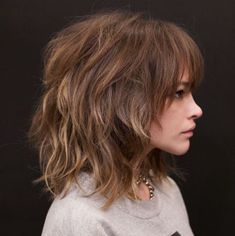 Medium Shag Haircut With Highlights Medium Shaggy Hairstyles, Ideas Haircut, Grunge Hair, Haircut Ideas