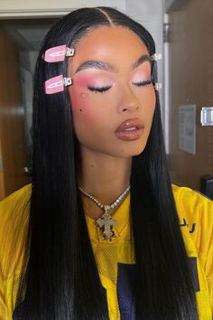 Brown Liner, Pink Gloss, Face Balm, Cool Brown, Pink Powder, India Love, Makeup For Black Skin, Glam Makeup Look, Dope Makeup