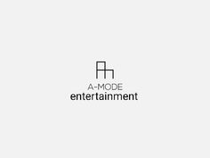 the logo for an entertainment company, called a - moder's entertainment department