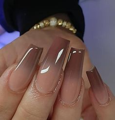 15+ Ombre Nail Designs You Should Try ASAP In 2022 - 122 Posh Nails, Unghie Sfumate, Ombre Acrylic Nails, Ombre Nail Designs, Acrylic Nails Coffin Short, Short Acrylic Nails, Nail Arts