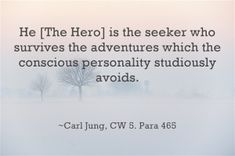 a quote from the author carl j jung about he'll be there for you to see