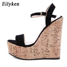 Shipping: Worldwide Express Shipping AvailableDelivery time: 7-15Days Fast ShippingReturns: Fast refund, 100% Money Back Guarantee.Brand Name: EilykenHeel Height: Super High (8cm-up)With Platforms: YesPlatform Height: 5-7cmSandal Type: GLADIATOROrigin: Mainland ChinaOccasion: PartyUpper Material: flockOutsole Material: RubberBack Counter Type: Front & Rear StrapPattern Type: SolidSide Vamp Type: OpenFit: Fits true to size, take your normal sizeStyle: FashionHeel Type: WedgesLining Material: PUCl Summer Shoes Wedges, Gladiator Wedge Sandals, Gladiator High Heels, Womens Gladiator Sandals, High Wedges, Ankle Strap Wedges, Womens Sandals Wedges, Strappy Wedges, Super High Heels