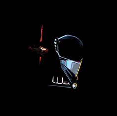 a painting of a helmet on a black background with red and yellow lines coming out of it