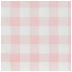 a pink and white checkered table cloth