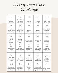 the 30 day real estate challenge