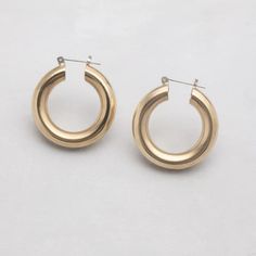 Light enough to wear all day. 5mm sterling silver hollow tubing 1 9/16” outer diameter Fine Jewellery Earrings, The Body Shop, Ring Necklace, All Art, Ring Earrings, Jewelry Shop, Necklaces Bracelets, Fine Jewelry, Jewelry Earrings