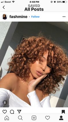 Honey Brown Hair, Colored Curly Hair, Dyed Natural Hair, Short Hair Color, Hair Life, Grunge Hair, Messy Hairstyles