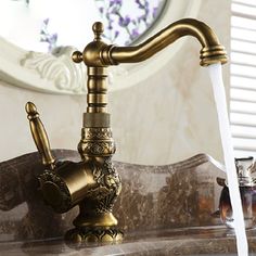 a faucet that is sitting on top of a sink