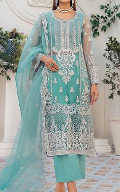 Net Suit, Net Shirt, Suit Pakistani, Pakistani Clothes Online, Pakistani Clothes, Chiffon Dresses, Chiffon Collection, Suits For Sale