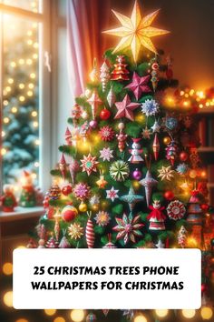 25 Christmas Trees Phone Wallpapers For Christmas