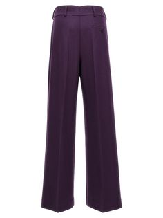 Classic wool pants with a wide legGender: WomenMaterial: 100% VIRGIN WOOLColor: PURPLEMade in: ImportedProduct ID: 115700631200*Import tax/duty will be calculated at checkout (If applicable) Italian Textiles, Sweatpants Shorts, Crossbody Tote Bag, Blazer Vest, Flared Pants, Short Leggings, Wool Pants, Knitwear Cardigan, Leather Accessories