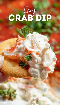 Imation Crab Dip Recipe, Cajun Crab Dip Cold, Imitatation Crab Dip Recipe Ideas, Cold Crab Dip With Cream Cheese, Warm Crab Dip Recipe, Crab Meat Dip, Easy Crab Dip, Crab Dip With Cream Cheese, Crockpot Crab Dip