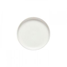 an empty white plate on a white background