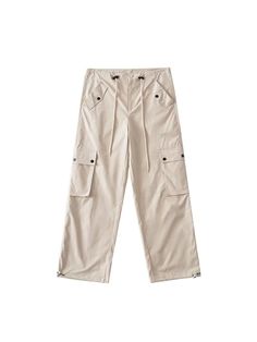 Fabric Polyster Wide Leg Cargo Pants, Cargo Pants, Wide Leg, Pants, Fabric, Trousers