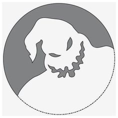 a black and white image of a person with a skull on their face in a circle