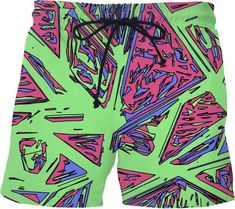 80s Confetti Swim Shorts by BigTexFunkadelic    #BigTexFunkadelic #swimwear #80s #green #swimshorts #pattern #abstractart Playful Green Swim Trunks For Beach, Playful Green Swim Trunks For Beach Season, Fun Green Beach Shorts, Playful Green Swim Trunks For Poolside, Fun Green Summer Shorts, Playful Green Shorts For Beach Season, Playful Green Shorts For Poolside, Playful Green Poolside Shorts, Playful Green Swimwear For Sports